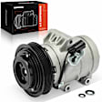 2010 Mercury Milan - A/C Compressor, With Clutch, 6-Groove Pulley, 2.5L 4Cyl