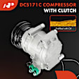 APACC450 AC Compressor with Clutch with 4-Groove Pulley