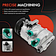 2018 Hyundai Tucson - A/C Compressor, From 01/03/2017, DVE16, With Clutch, 6-Groove Pulley, 2.0L 4Cyl