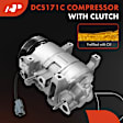 APACC460 AC Compressor with Clutch with 6-Groove Pulley