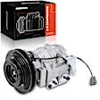 APACC468 AC Compressor with Clutch with 1-Groove Pulley