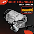 APACC469 AC Compressor with Clutch with 6-Groove Pulley