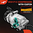 APACC482 AC Compressor with Clutch with 6-Groove Pulley