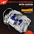 APACC486 AC Compressor with Clutch with 6-Groove Pulley