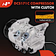 2017 Ford Fusion - A/C Compressor, DOHC, GAS, 4-Door, Sedan, Pulley, 7SEH17C Compressor, With Clutch, 1.5L 4Cyl