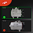 2016 Kia Sorento - A/C Compressor, It Fits the Export Model Only, With Clutch, 6-Groove Pulley, 2.4L 4Cyl
