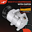 2007 Kia Rondo - A/C Compressor, With Clutch, 6-Groove Pulley, 2.7L 6Cyl