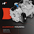 AC Compressor with Clutch with 8-Groove Pulley A-Premium APACC500