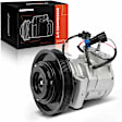 AC Compressor with Clutch with 6-Groove Pulley A-Premium APACC503