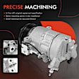 2015 Jeep Renegade - A/C Compressor, It Comes With Clutch, With Clutch, 6-Groove Pulley, 2.4L 4Cyl