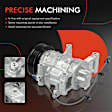 APACC533 AC Compressor with Clutch with 6-Groove Pulley
