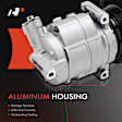 AC Compressor with Clutch with 6-Groove Pulley A-Premium APACC541
