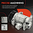 APACC543 AC Compressor with Clutch & Pulley