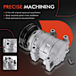 2013 Mazda 6 - A/C Compressor, With Clutch, 6-Groove Pulley, 2.5L 4Cyl