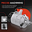 APACC569 AC Compressor with Clutch & Pulley