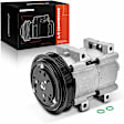 1994 Ford F-53 Motorhome Chassis - A/C Compressor, with Factory Installed A/C, With Clutch, 6-Groove Pulley, 7.5L 8Cyl