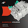 APACC588 AC Compressor with Clutch & Pulley