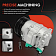 APACC588 AC Compressor with Clutch & Pulley