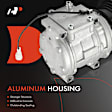 1997 Mitsubishi Montero - A/C Compressor, With Clutch, 1-Groove Pulley, 3.5L 6Cyl