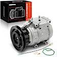 1993 Toyota 4Runner - A/C Compressor, engdesig: 3VZ-E, engvin: V, With Clutch, 1-Groove Pulley, 3.0L 6Cyl