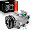 2017 Kia Optima - A/C Compressor, VS16E Style, With Clutch, 6-Groove Pulley, 2.0L 4Cyl
