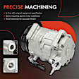APACC611 AC Compressor with Clutch with 6-Groove Pulley