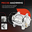 APACC624 AC Compressor with Clutch with 2-Groove Pulley