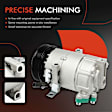 APACC627 AC Compressor with Clutch & Pulley