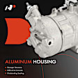 APACC639 AC Compressor with Clutch with 6-Groove Pulley