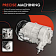 APACC639 AC Compressor with Clutch with 6-Groove Pulley