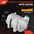 2010 Kia Optima - A/C Compressor, engvin: 4, With VS16N Compressor, With Clutch, 6-Groove Pulley, 2.7L 6Cyl