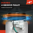 2021 Ford Transit Connect - AC Compressor with Clutch with 4-Groove Pulley