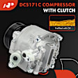 APACC650 AC Compressor with Clutch with 6-Groove Pulley