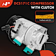 APACC652 AC Compressor with Clutch with 6-Groove Pulley