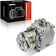 APACC665 AC Compressor with Clutch with 4-Groove Pulley