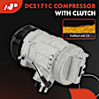 APACC669 AC Compressor with Clutch with 6-Groove Pulley