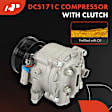 APACC689 AC Compressor with Clutch with 6-Groove Pulley