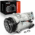 2016 Chevrolet Cruze - A/C Compressor, engvin: M, With Clutch, 5-Groove Pulley, 1.4L 4Cyl