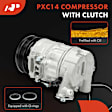 2016 Chevrolet Cruze - A/C Compressor, engvin: M, With Clutch, 5-Groove Pulley, 1.4L 4Cyl