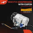 APACC693 AC Compressor with Clutch with 6-Groove Pulley