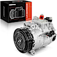 2005 Jaguar Super V8 - A/C Compressor, With 7SEU16C Compressor, With Clutch, 6-Groove Pulley, 4.2L 8Cyl