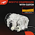 APACC704 AC Compressor with Clutch with 7-Groove Pulley