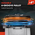 APACC707 AC Compressor with Clutch