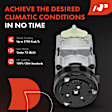 APACC707 AC Compressor with Clutch