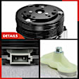 APACC707 AC Compressor with Clutch