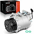APACC711 AC Compressor with Clutch with 7-Groove Pulley