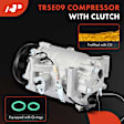 APACC711 AC Compressor with Clutch with 7-Groove Pulley