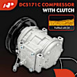 APACC721 AC Compressor with Clutch with 4-Groove Pulley