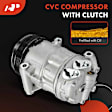 APACC723 AC Compressor with Clutch with 5-Groove Pulley
