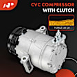 APACC726 AC Compressor with Clutch with 6-Groove Pulley